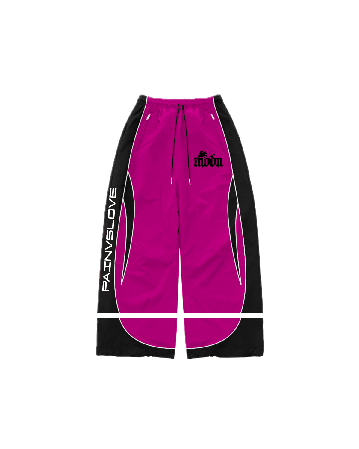 MODU PAINVSLOVE TRACK PANTS (PINK)
